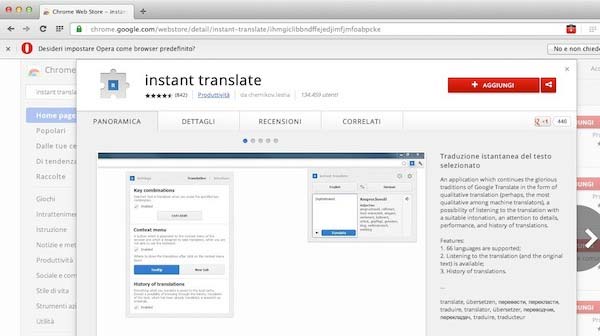 Add-On Chrome Opera
