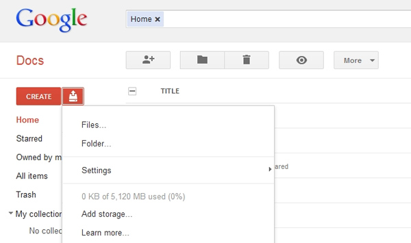 Google Storage Service