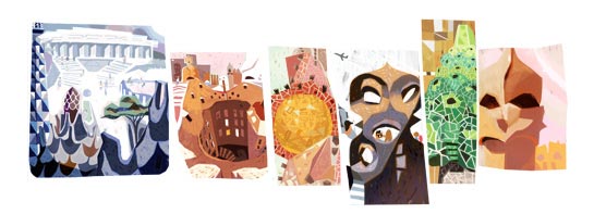 Google Gaudi Doodle