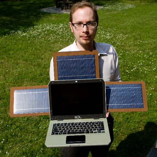 Notebook energia solare