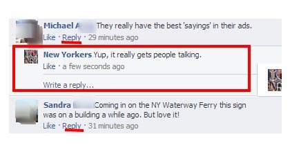 Facebook Replies