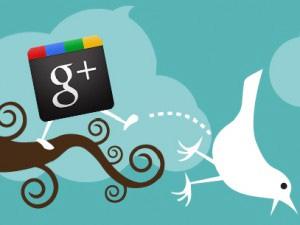 Google Plus Twitter