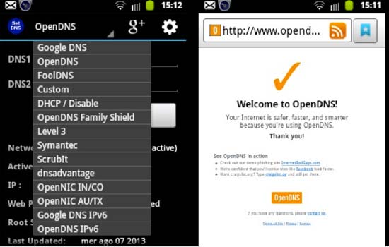 Set DNS