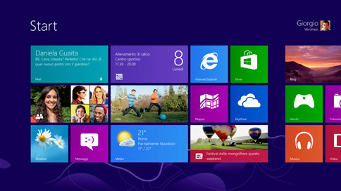 Microsoft Windows 8 start