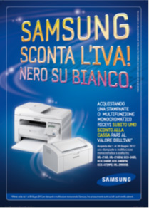 Samsung sconta l'IVA