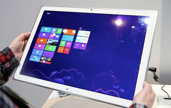 Panasonic table 20 pollici CES 2013