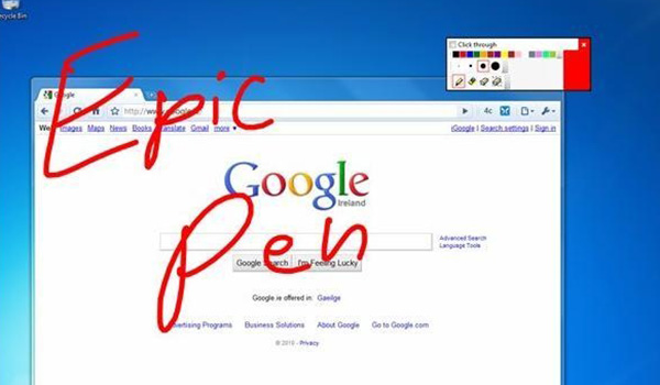 Epic Pen permette di disegnare e prendere appunti direttamente sulle finestre di Windows