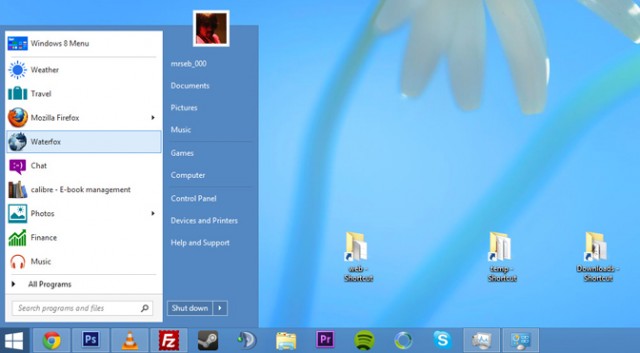 Windows 8: Ritorna il pulsante Start