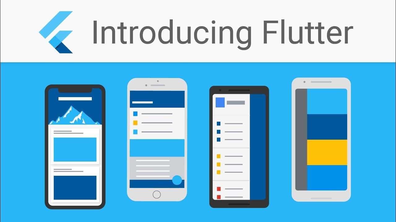 Flutter framework open source  per la creazione di applicazioni mobili native per dispositivi iOS e Android
