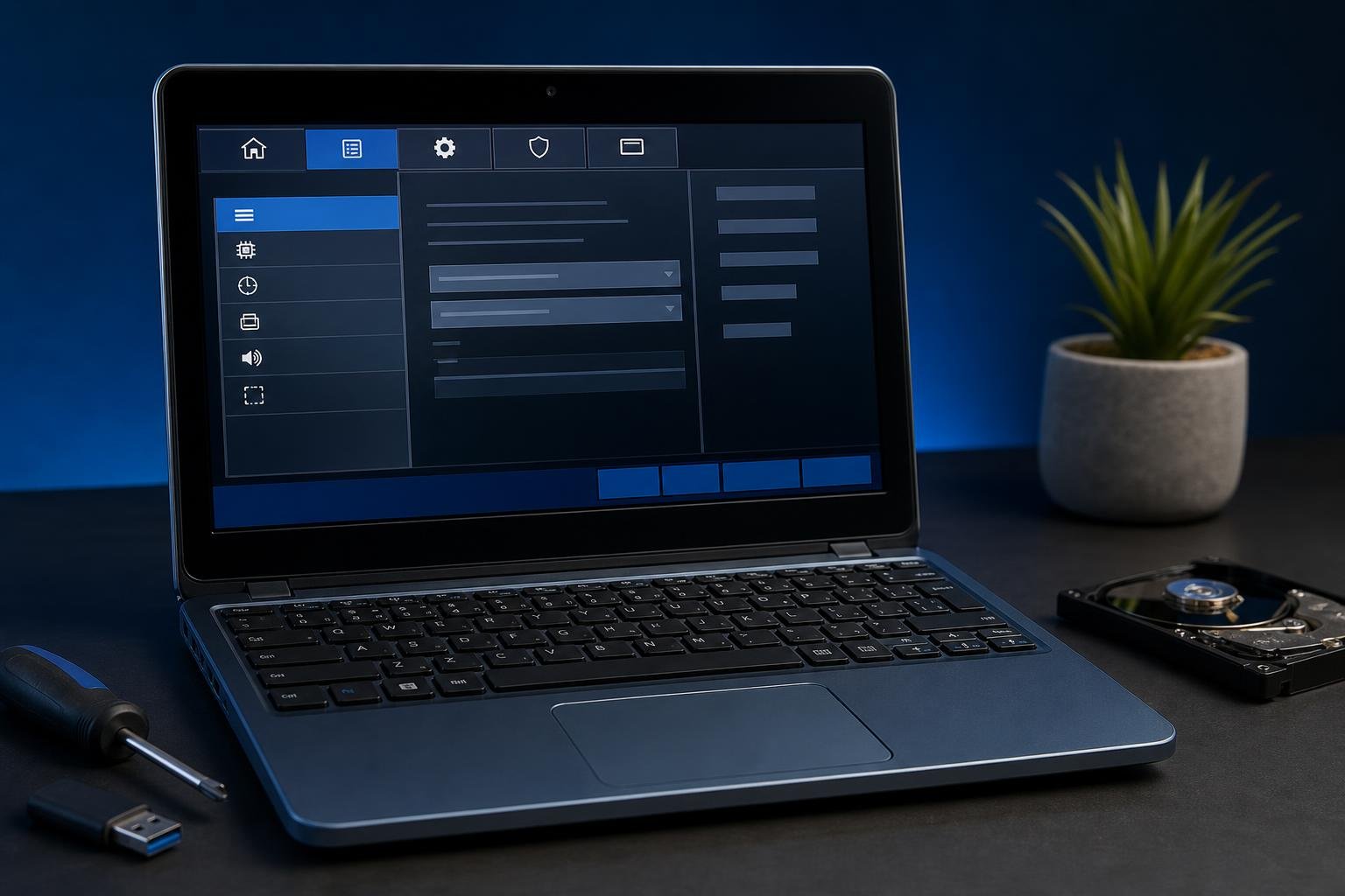 Come accedere al BIOS o UEFI di un netbook e configurare ordine di avvio, data e opzioni hardware