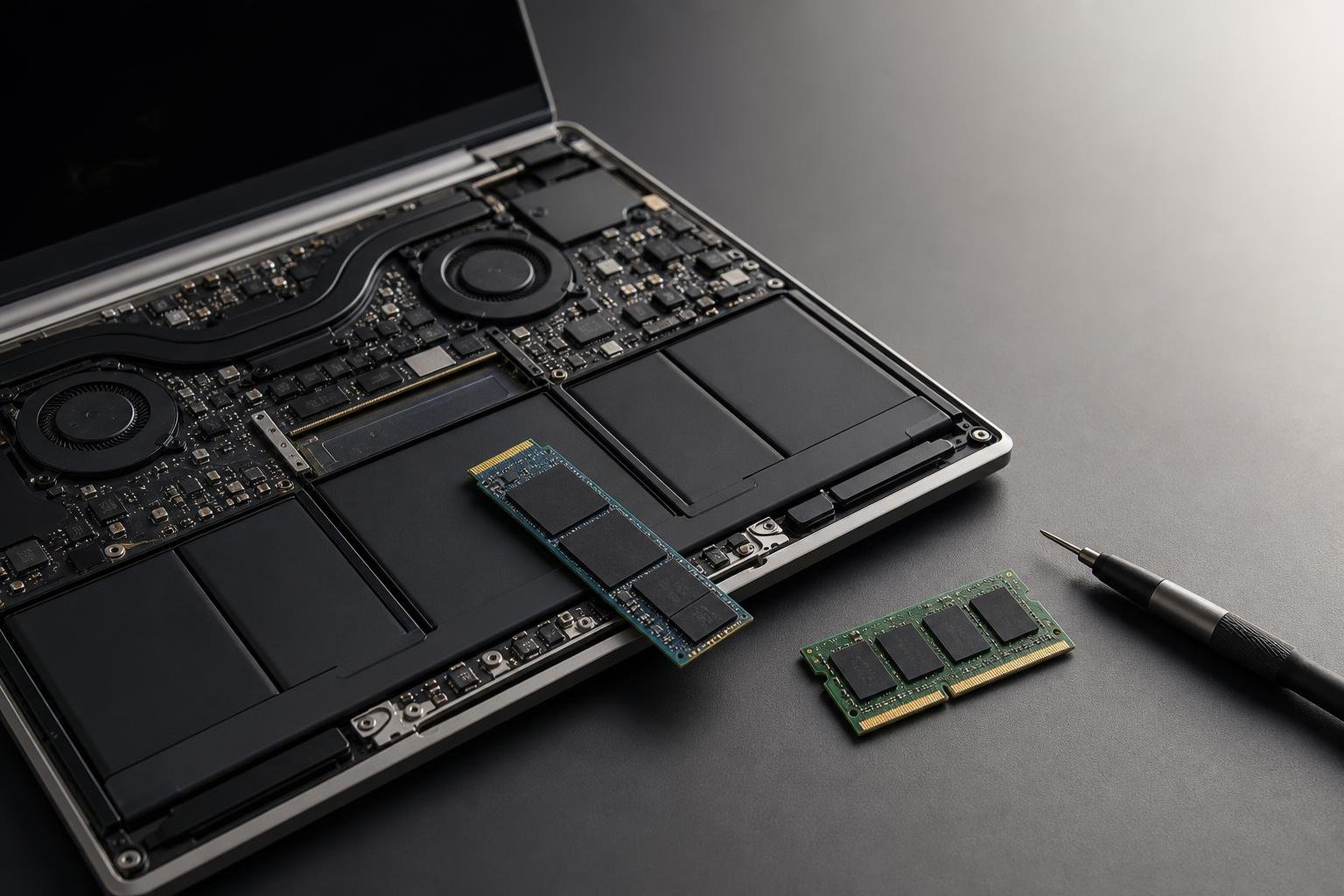 Come verificare se RAM e SSD di un Ultrabook sono aggiornabili o saldati