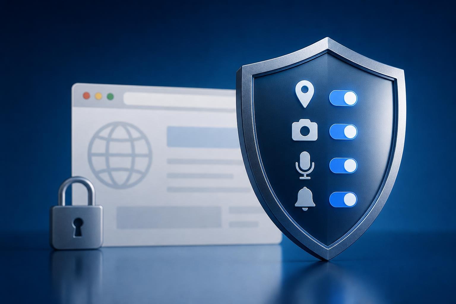 Come gestire i permessi dei siti nei browser: posizione, fotocamera, microfono e notifiche