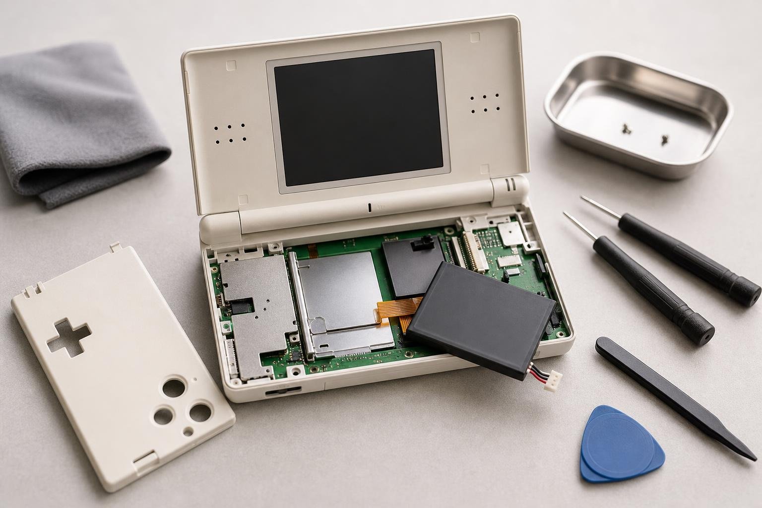 Come sostituire la batteria di un Nintendo DS in sicurezza