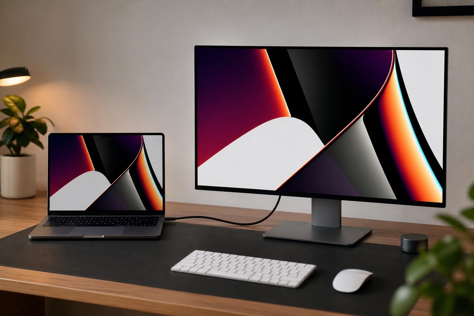 Come collegare il MacBook a un monitor esterno e configurare lo spazio di lavoro