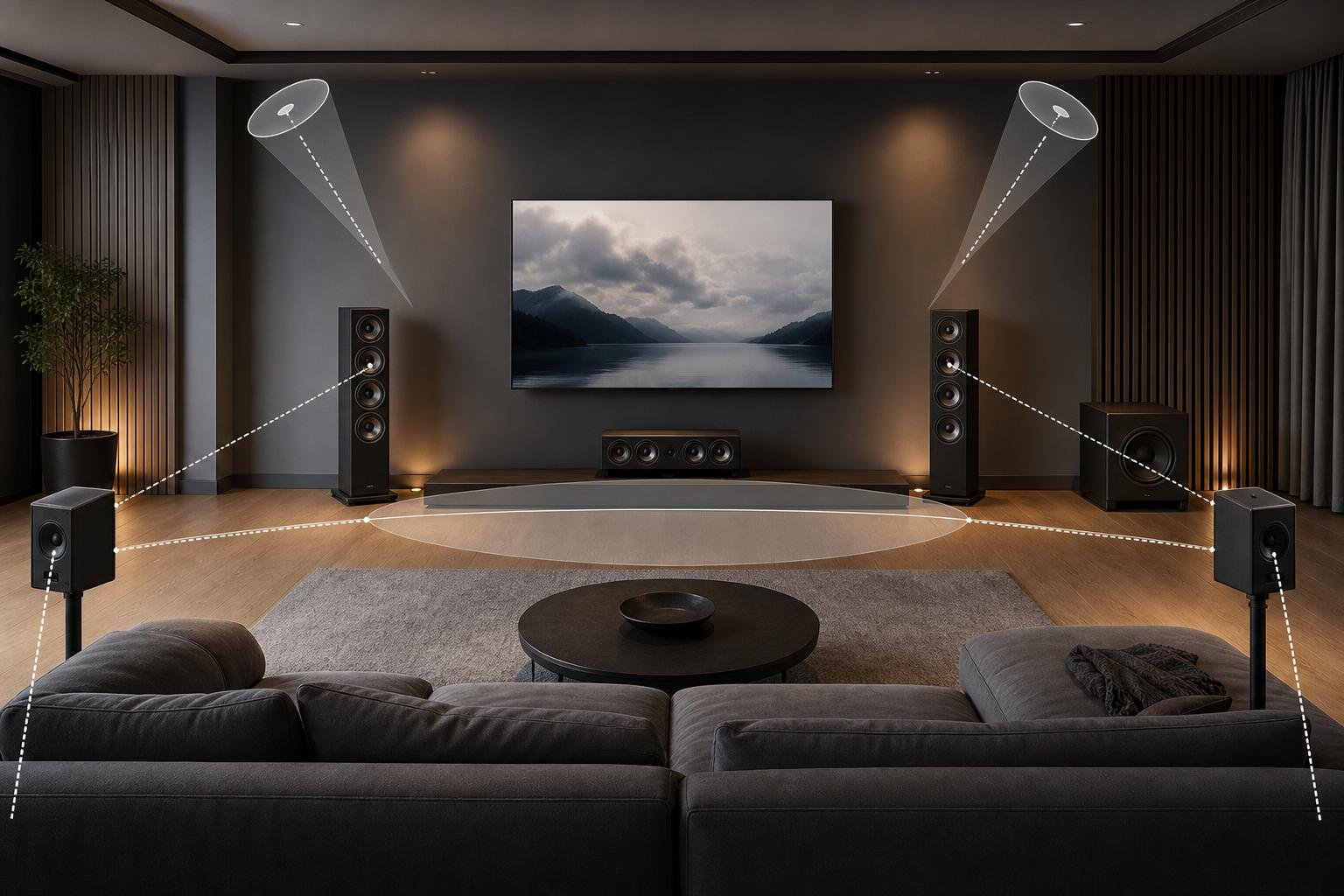 Come posizionare correttamente i diffusori di un impianto Home Theater