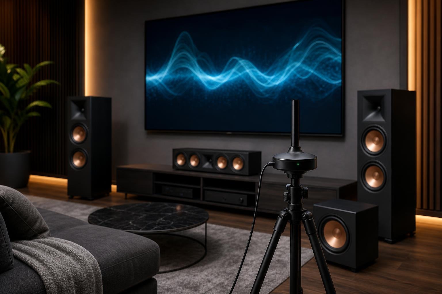 Come calibrare l’audio di un impianto Home Theater con microfono e test automatici