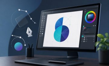 Come creare un logo e una grafica vettoriale usando forme, tracciati e testo