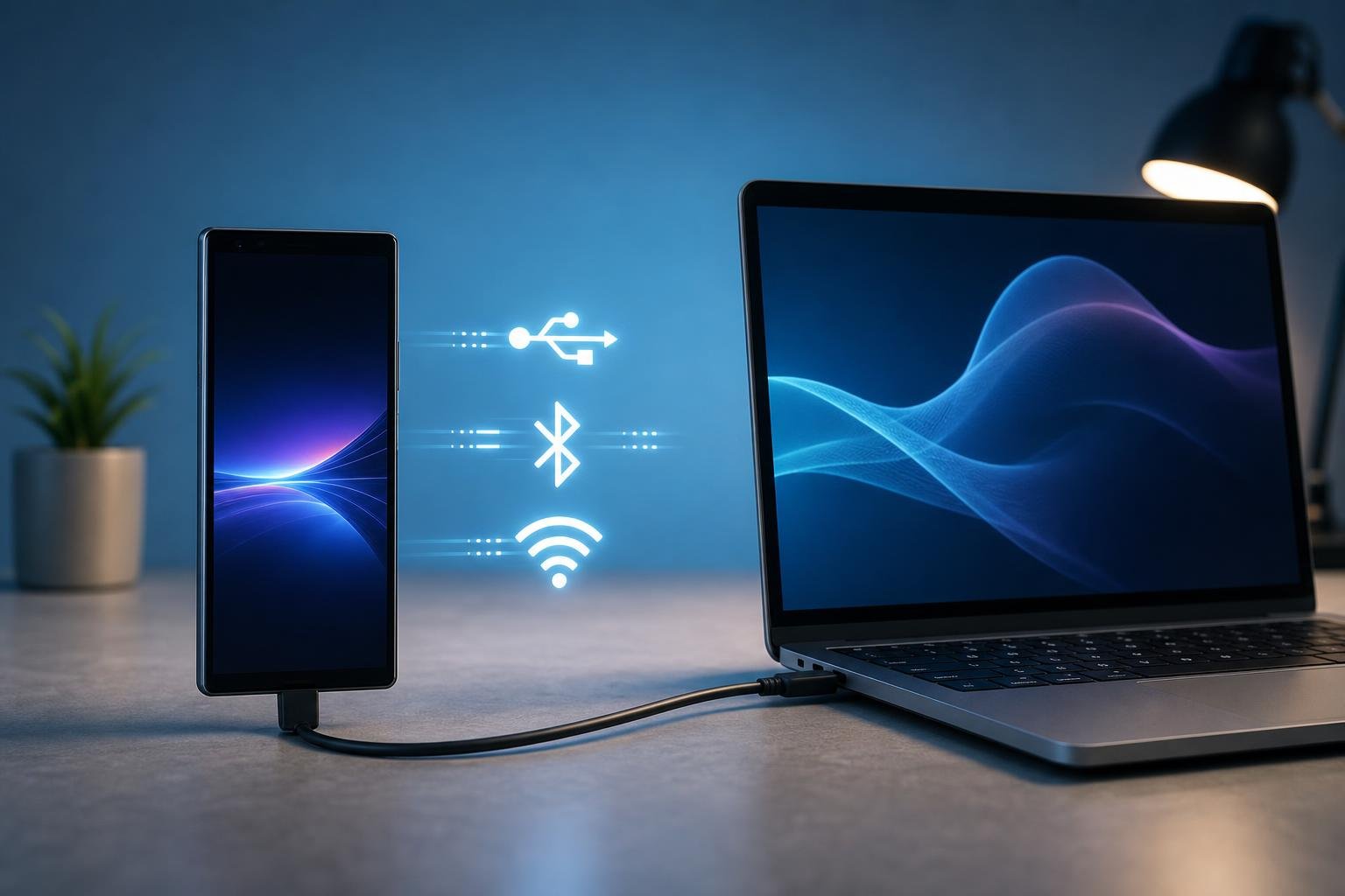 Come trasferire file tra uno smartphone Sony Xperia e un computer tramite USB, Bluetooth o Wi‑Fi