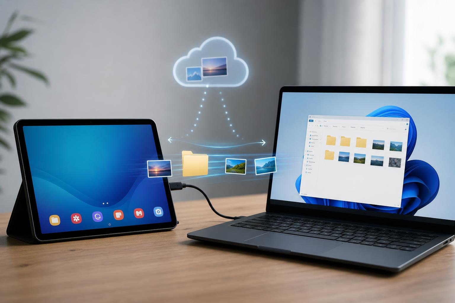 Come trasferire file tra un tablet Android e un PC: cavo USB, Wi-Fi e servizi cloud