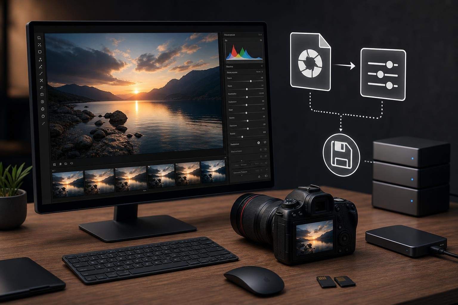 Come sviluppare le foto RAW e conservarne una versione modificabile