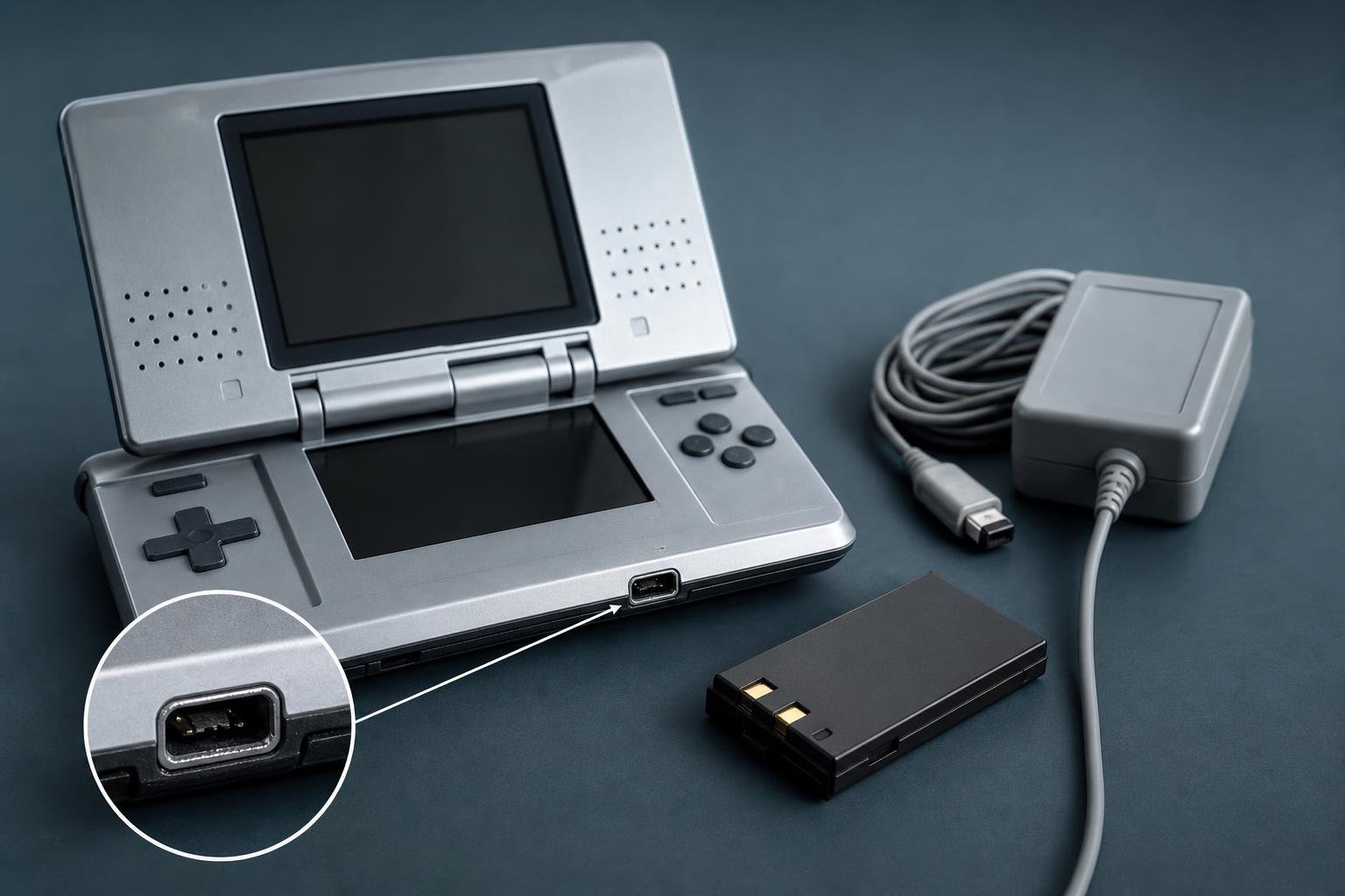 Come risolvere i problemi di ricarica del Nintendo DS: alimentatore, porta e batteria