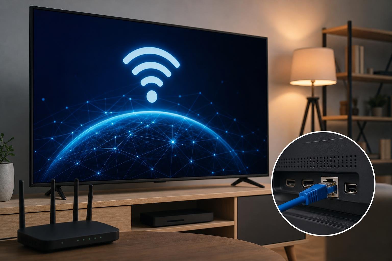 Come collegare un TV LED a Internet: Wi‑Fi, cavo Ethernet e risoluzione dei problemi di rete