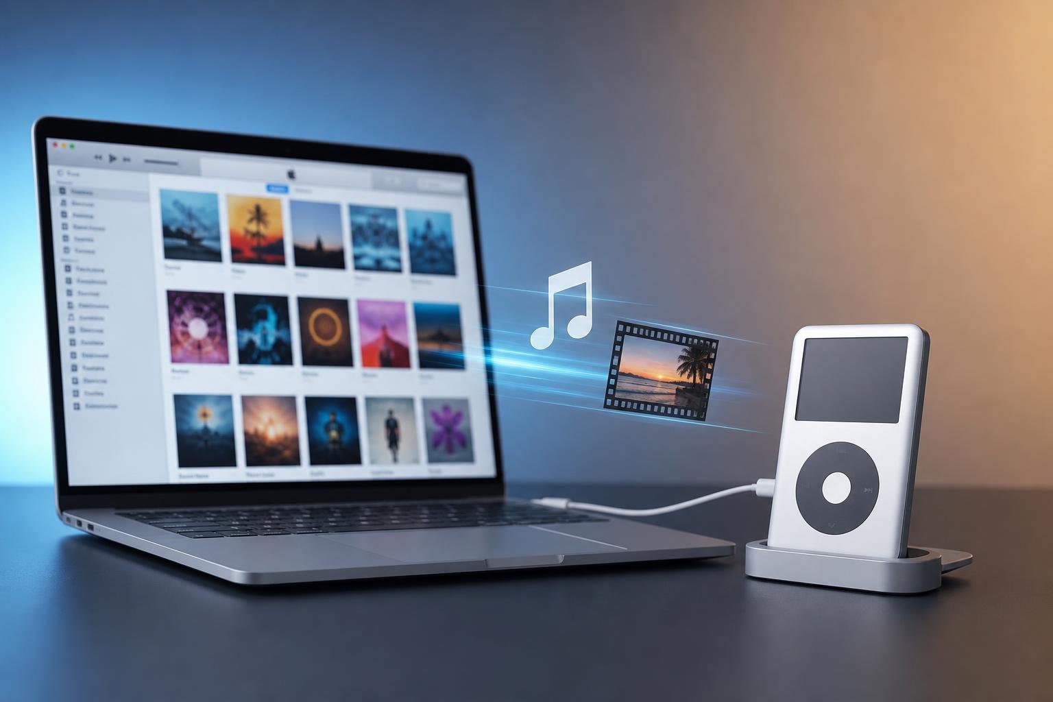 Come trasferire musica e video su un iPod con iTunes