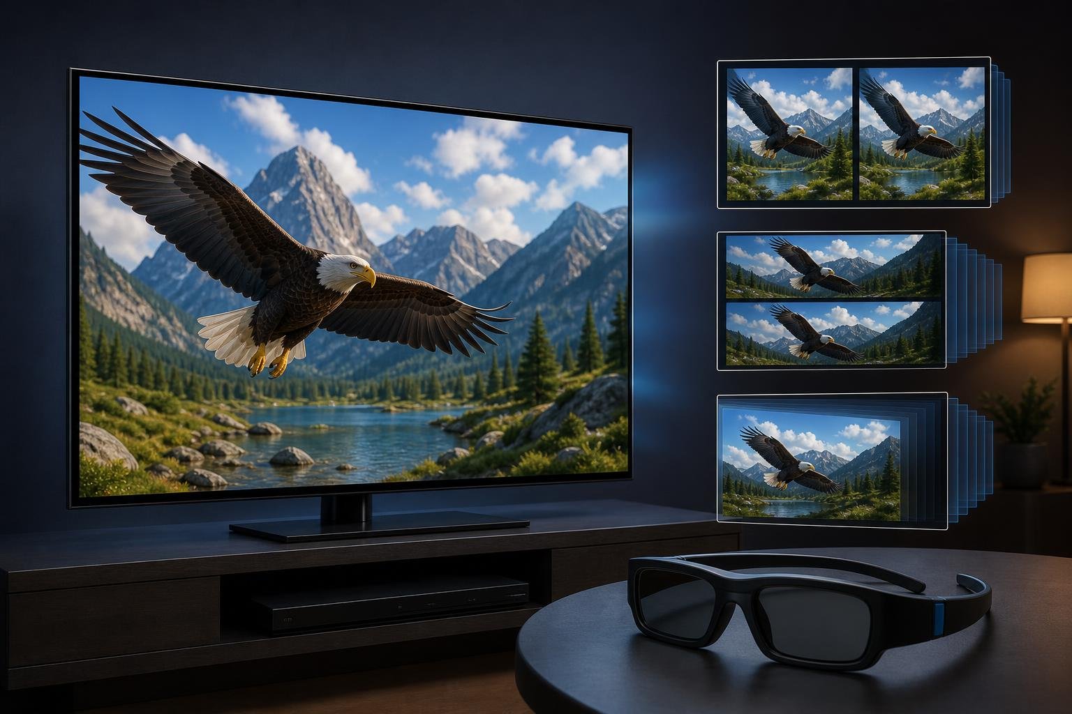 TV 3D: come impostare correttamente i formati Side-by-Side, Top-and-Bottom e Frame Packing