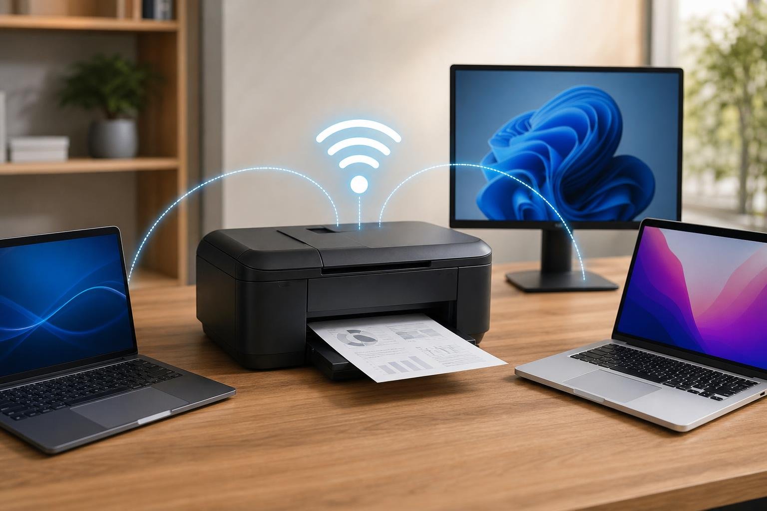 Come condividere una stampante in rete tra più computer Windows e macOS