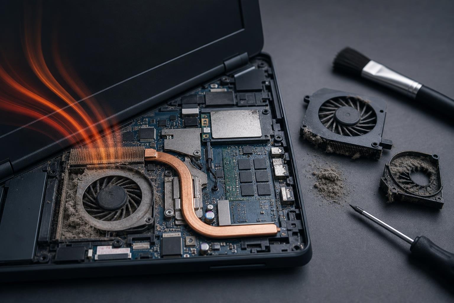 Netbook che si surriscalda o si spegne: come pulire il sistema di raffreddamento e individuare le cause