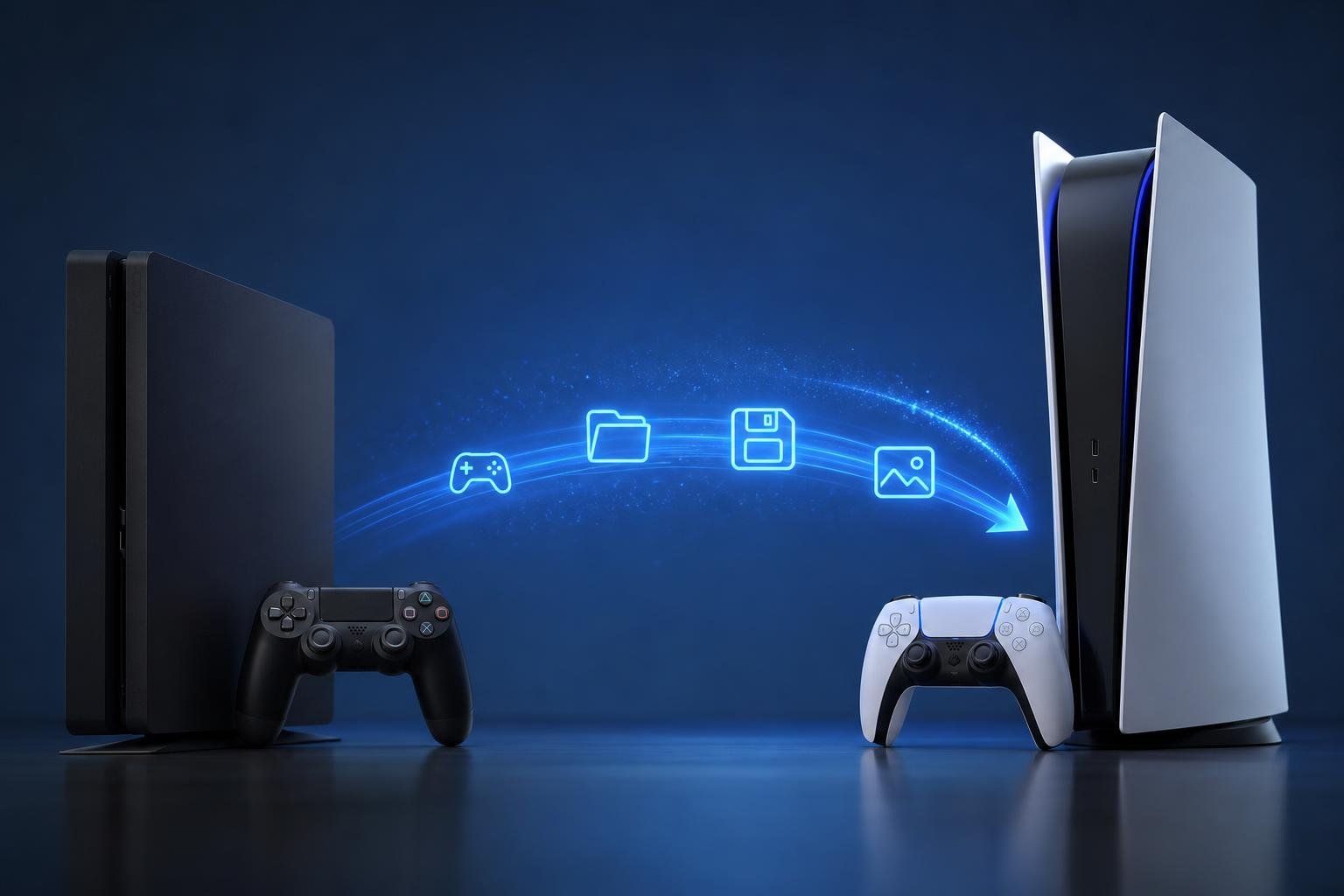 Come trasferire giochi, salvataggi e dati da PS4 a PS5