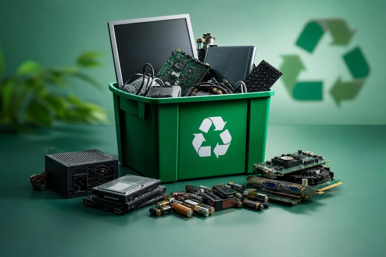 Come smaltire correttamente computer, monitor, batterie e componenti elettronici