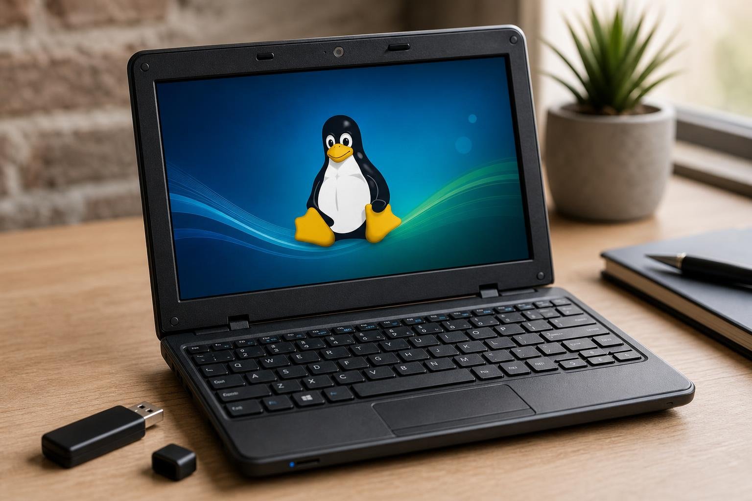 Come installare Linux su un vecchio netbook usando una chiavetta USB