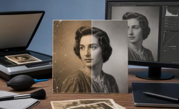 Come restaurare fotografie d’epoca digitalizzate eliminando graffi, polvere e dominanti di colore