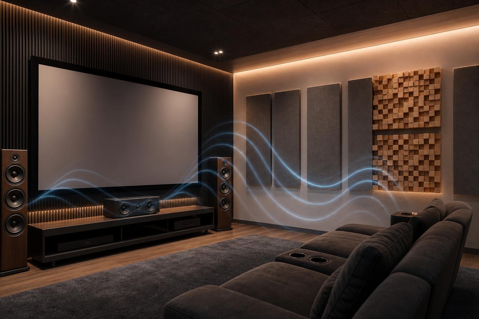 Come ridurre riverbero ed eco in una stanza Home Theater: trattamento acustico e soluzioni pratiche
