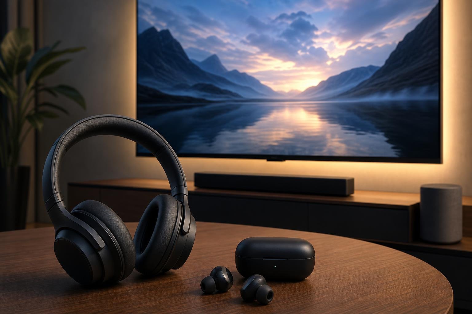 Come collegare cuffie e auricolari al TV senza ritardi o conflitti con gli altoparlanti