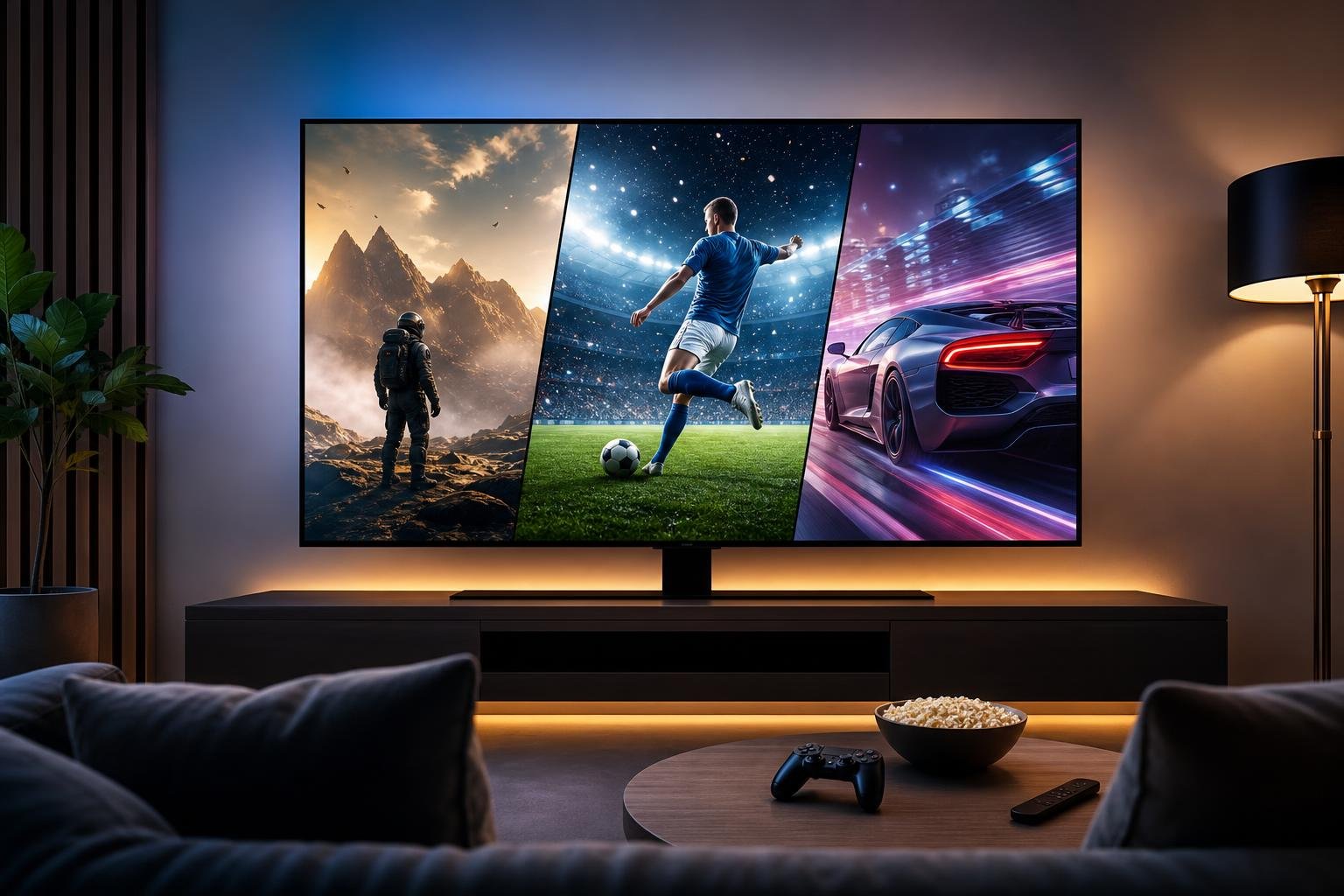 Come scegliere un televisore per film, sport e videogiochi: pannelli, formati, HDR e connessioni