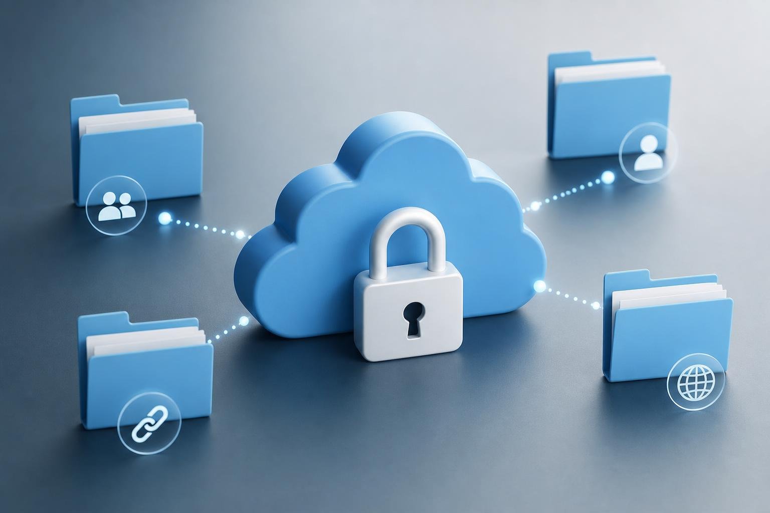 Come condividere file e cartelle online in modo sicuro con permessi e link