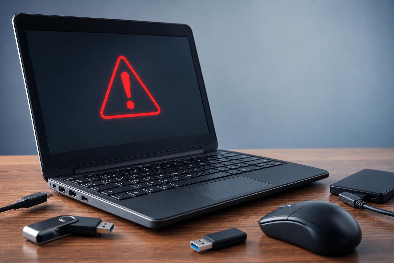 Netbook che non riconosce chiavette USB o periferiche: come diagnosticare porte, driver e alimentazione