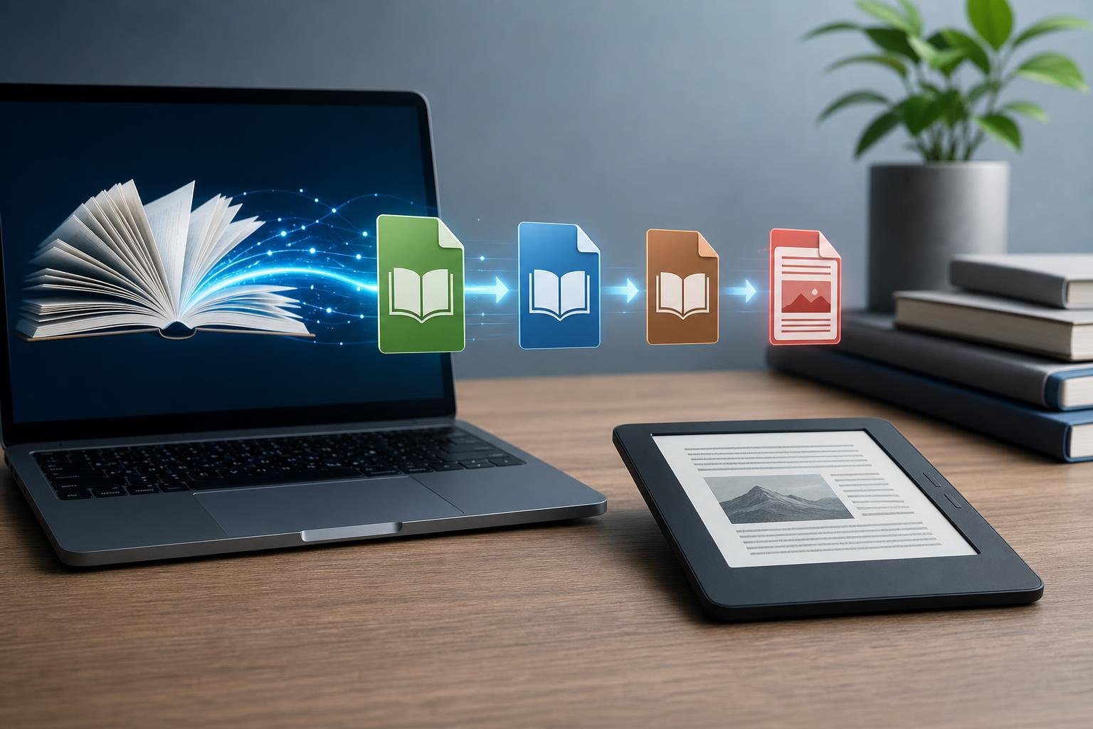 Come convertire ebook tra EPUB, MOBI e PDF mantenendo impaginazione e metadati