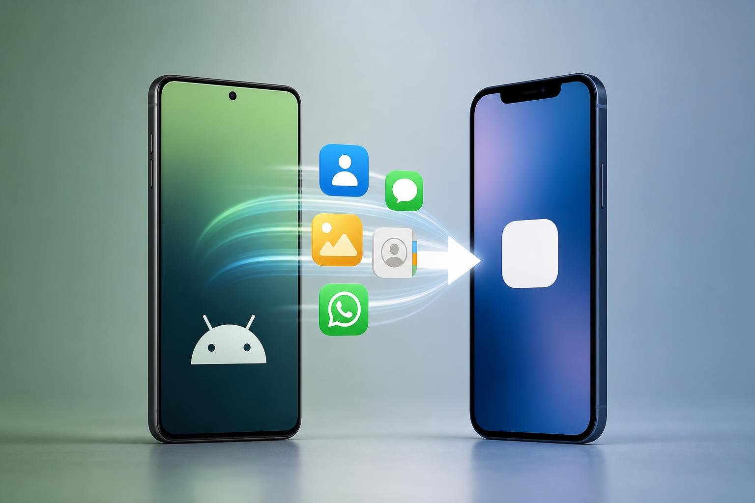 Come trasferire dati, contatti e WhatsApp da Android a iPhone con Passa a iOS