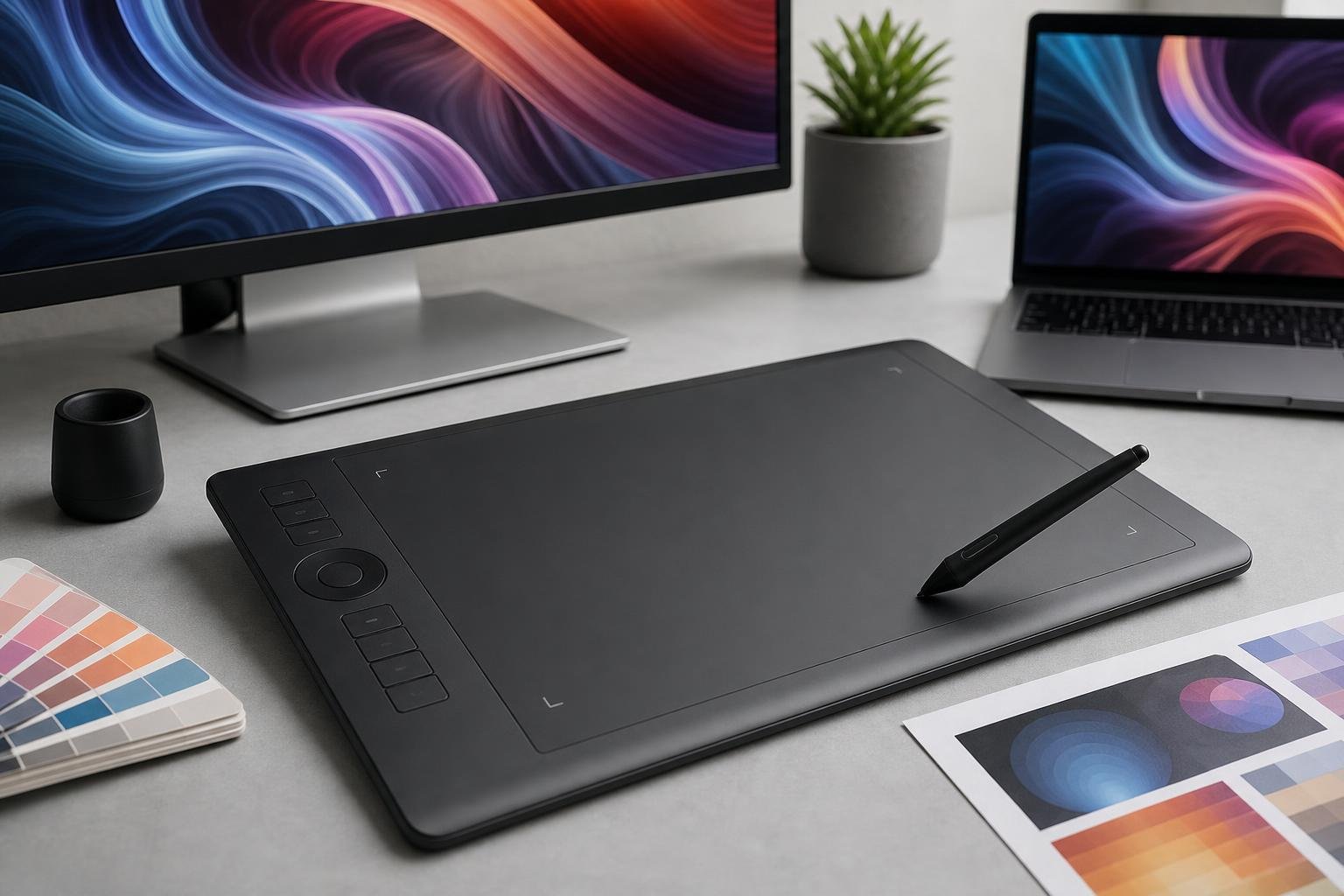 Come scegliere e configurare una tavoletta grafica: dimensioni, sensibilità alla pressione e compatibilità