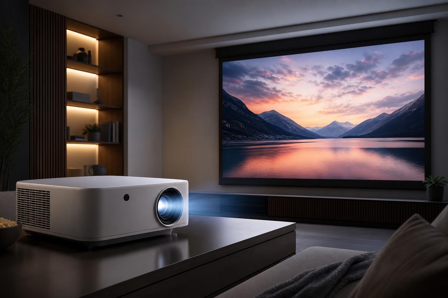 Come scegliere e configurare un proiettore per casa: luminosità, distanza, risoluzione e schermo