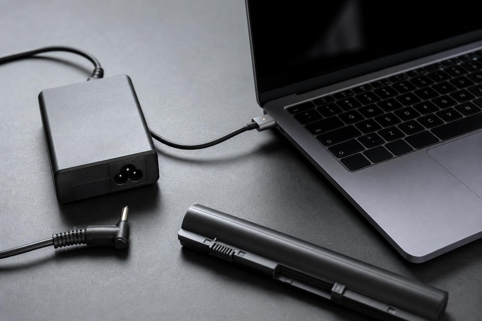 Notebook collegato ma non in carica: controlli su alimentatore, batteria e connettore