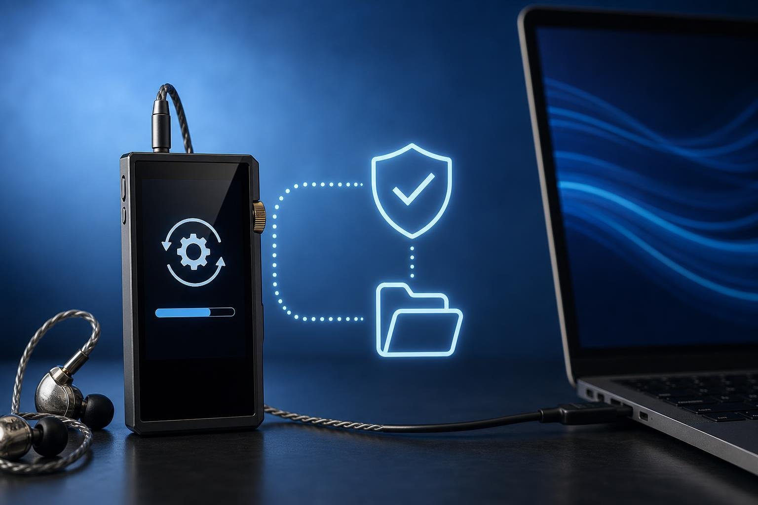 Come aggiornare il firmware di un lettore musicale senza rischiare di perdere i dati
