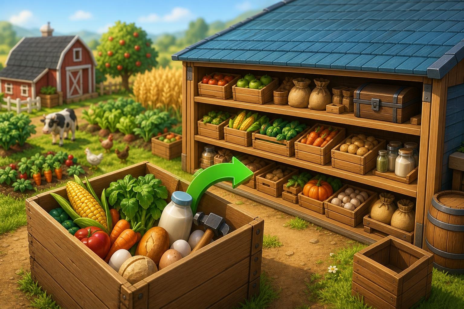 Come gestire il magazzino di FarmVille e liberare spazio senza perdere risorse